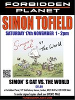 [Simon Tofield Signing Simon's Cat Vs. The World (Product Image)]