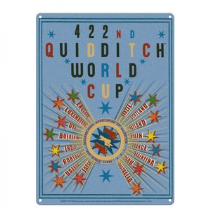 [Harry Potter: Tin Sign: 422nd Quidditch World Cup (Product Image)]