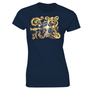 [Doctor Who: Women's Fit T-Shirt: The Pandorica Opens By Van Gogh (Product Image)]