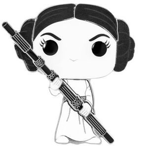 [Star Wars: Loungefly Large Enamel Pop! Pin: Princess Leia (Product Image)]