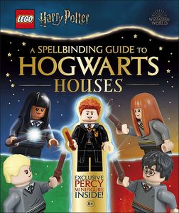 [LEGO: Harry Potter: A Spellbinding Guide To Hogwarts Houses: With Exclusive Percy Weasley Minifigure (Hardcover) (Product Image)]