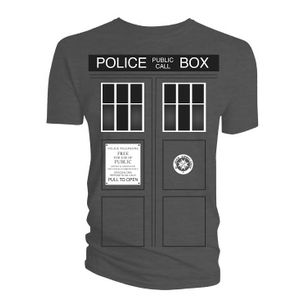 [Doctor Who: T-Shirts: TARDIS Doors (Product Image)]