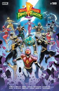 [Mighty Morphin Power Rangers #100 (Cover A Mora) (Product Image)]