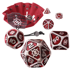[Metal RPG Dice Set: Collector's Edition: Red (Product Image)]