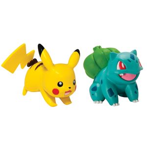 [Pokemon: Action Pose Figures: Pikachu Vs Bulbasaur (Product Image)]