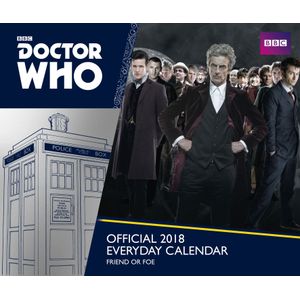 [Doctor Who: 2018 Desk Block Calendar (Product Image)]