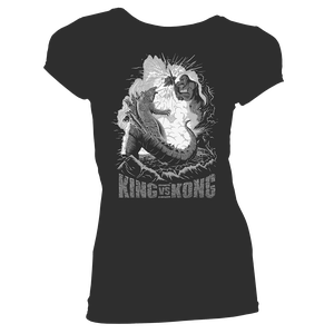 [Godzilla Vs Kong: Women's Fit T-Shirt: Epic Battle (Product Image)]