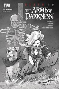 [Death To Army Of Darkness #2 (Davila Black & White Variant) (Product Image)]