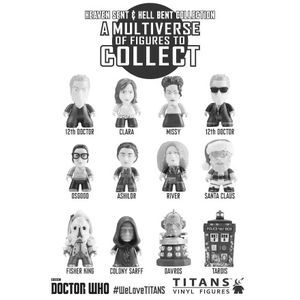 [Doctor Who: TITANS: Vinyl Figure: 12th Doctor: Heaven Sent Hell Bent Collection (Complete Display) (Product Image)]