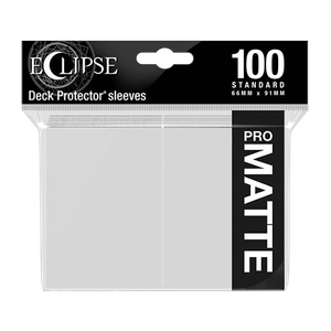 [Ultra Pro: Eclipse Matte: Lemon Yellow: Standard Sleeves (100) (Product Image)]