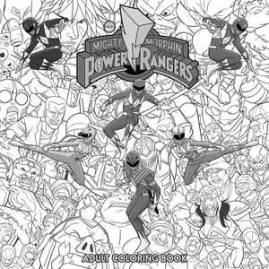[Mighty Morphin Power Rangers: Adult Colouring Book (Product Image)]