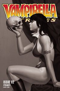 [Vampirella Strikes #2 (Cover I Yoon Black & White Variant) (Product Image)]