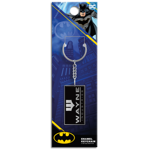 [Batman: Enamel Keyring: Wayne Industries (Product Image)]