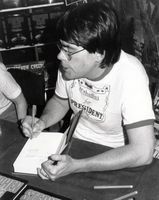 [Stephen King signing Christine (Product Image)]