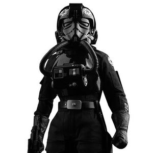 [Star Wars: Deluxe Action Figure: Imperial TIE Fighter Pilot (Product Image)]