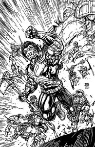 [Mighty Morphin Power Rangers/Teenage Mutant Ninja Turtles II #4 (Cover F Eastman & Williams Full Art Variant) (Product Image)]