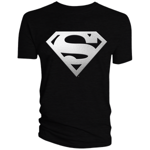 [Superman: T-Shirt: Superman Silver Logo (Product Image)]