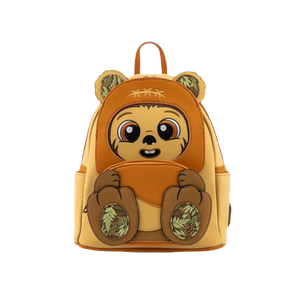 [Star Wars: Loungefly Cosplay Mini Backpack: Wicket Footsie  (Product Image)]