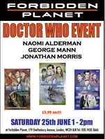 [Naomi Alderman, George Mann and Jonathan Morris Signing Doctor Who (Product Image)]