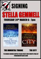 [Stella Gemmell Signing The Immortal Throne and The City (Product Image)]