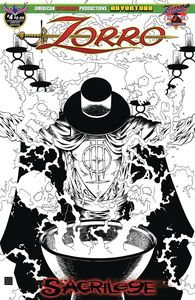 [Zorro: Sacrilege #4 (Visions Of Zorro Black & White Limited Edition Cover) (Product Image)]