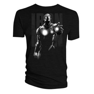 [Marvel: T-Shirt: Iron Man Glowing Hand & Chest (Product Image)]