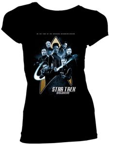 [Star Trek: Discovery: Women's Fit T-Shirt: The Crew & Badge (Season 1) (Product Image)]