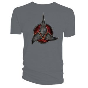 [Star Trek: T-Shirt: Klingon Symbol (Charcoal) (Product Image)]
