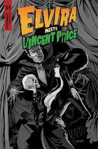 [Elvira Meets Vincent Price #1 (Cover K Acosta Black & White Variant) (Product Image)]