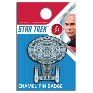 [Star Trek: The Next Generation: Enamel Pin Badge: Enterprise (NCC-1701-D) (Product Image)]