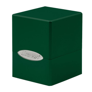 [Deck Box: Hi-Gloss Emerald Green Satin Cube (Product Image)]