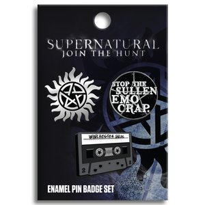 [Supernatural: Enamel Pin Badge Set (Product Image)]