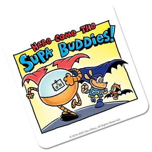 [Dog Man: Coaster: Supa Buddies (Product Image)]
