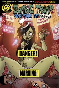 [Zombie Tramp: New Years Eve 2016 (Cover B Mendoza Risque) (Product Image)]