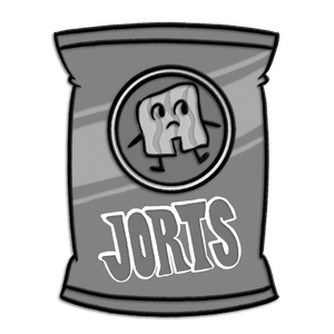 [Hilda: Enamel Pin Badge: Jorts Packet (Product Image)]