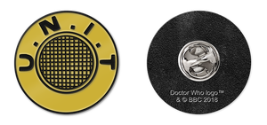 [Doctor Who: Flashback Collection: Enamel Pin Badge: U.N.I.T. Logo (Product Image)]