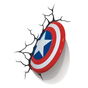 [Avengers: 3D Deco LED Wall Light: Captain America (Product Image)]