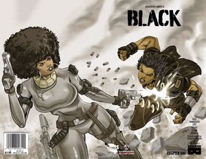 [Black #1 (Forbidden Planet/Jetpack Comics Wraparound Variant) (Product Image)]
