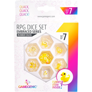 [Unit Gamegenic: Embraced Series: Dice Set: Rubber Duck (Product Image)]