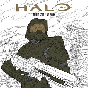 [Halo: Adult Coloring Book (Product Image)]