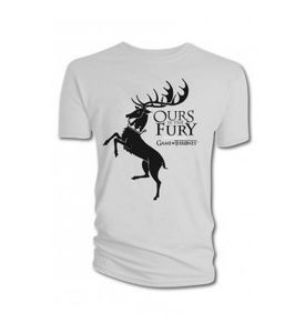 [Game Of Thrones: T-Shirts: House Baratheon: Ours Is The Fury (Product Image)]