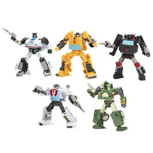 [Transformers: Generations: Selects Action Figure 5-Pack: Autobots: Jazz, Sunstreaker, Trailbreaker, Wheeljack & Hound (Product Image)]