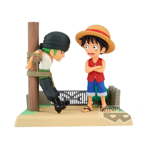 [One Piece: World Collectable PVC Figure: Log Stories: Monkey D. Luffy & Roronoa Zoro (Product Image)]