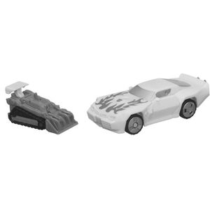[Transformers: Generations: Legends: Wave 6 Action Figures: Tailgate With Groundpounder (Product Image)]
