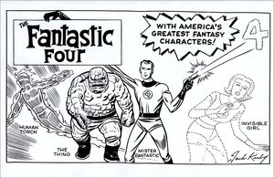 [Fantastic Four #1 (Kirby Hidden Gem B&W Variant) (Product Image)]