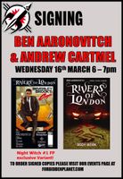 [Ben Aaronovitch and Andrew Cartmel Signing Rivers of London (Product Image)]