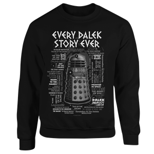 [Doctor Who: 60th Anniversary Diamond Collection: Sweatshirt: Every Dalek Story Ever! (Product Image)]