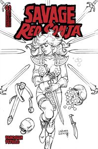 [Savage Red Sonja #2 (Cover E Linsner Line Art Variant) (Product Image)]