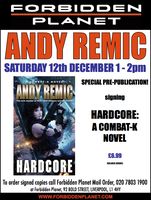 [Andy Remic Signing Hardcore: A Combat-K Novel (Product Image)]