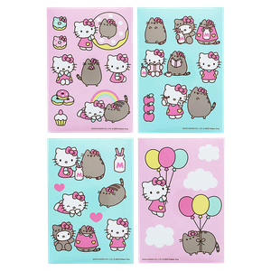 [Hello Kitty X Pusheen: Tech Stickers (Product Image)]